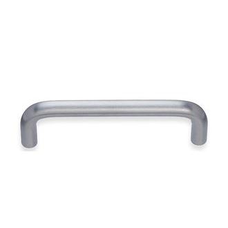 Smedbo B265 3 7/8 in. Tube Pull in Brushed Chrome from the Design Collection